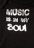 Music is in my Soul Onesie