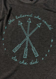 She Believed She Could Slouchy Tee